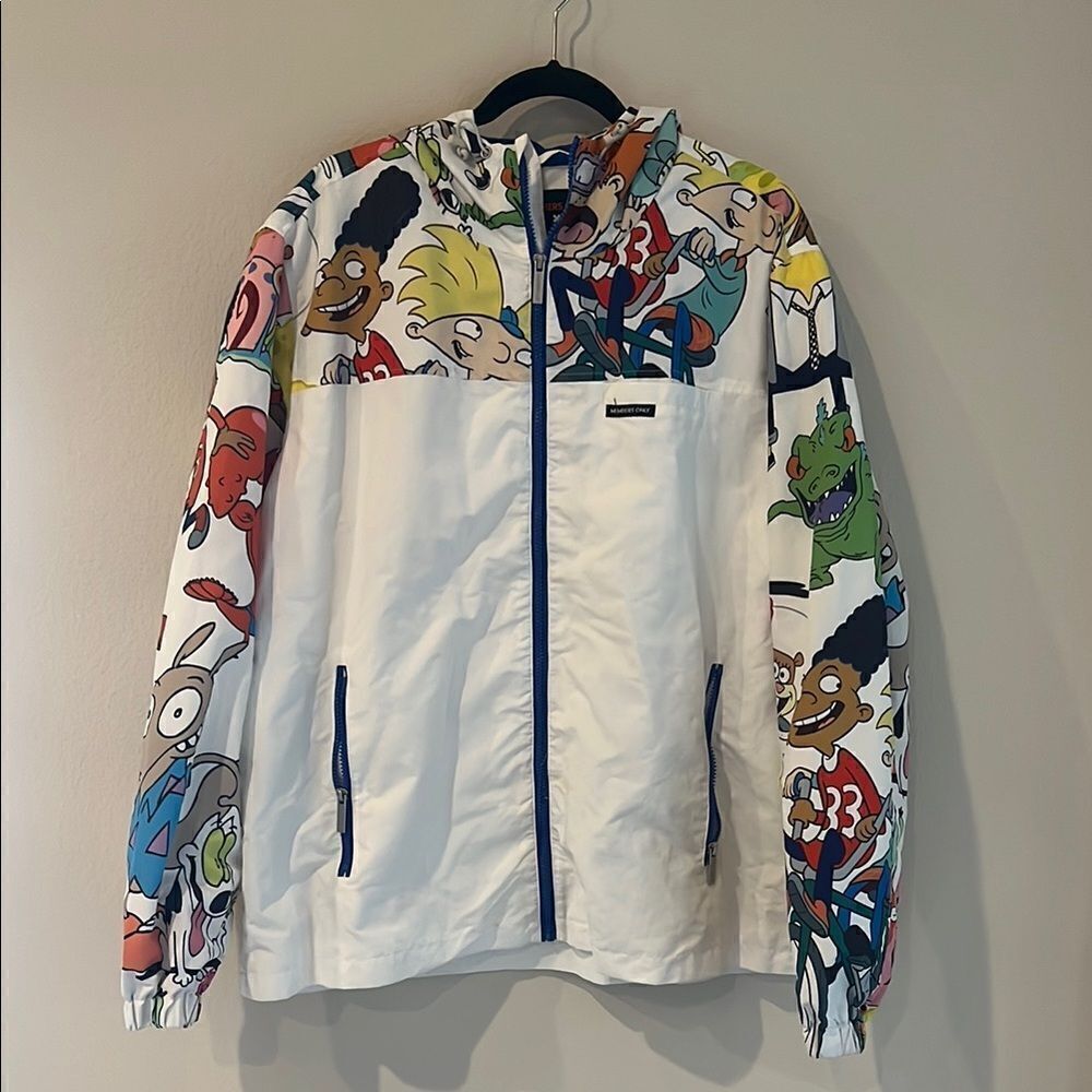 Nickelodeon Cartoon Print Windbreaker